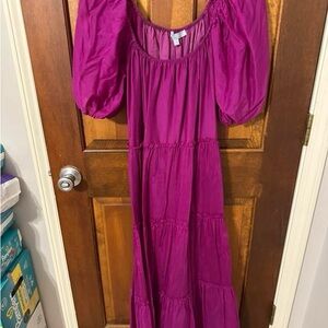 ANTONIO MELANI Purple Midi Dress